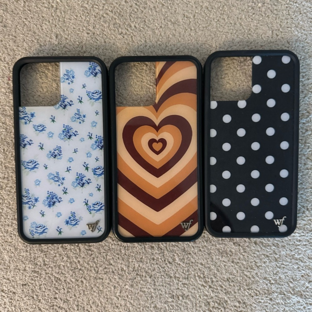 Wildflower iPhone 12 Pro Max case bundle